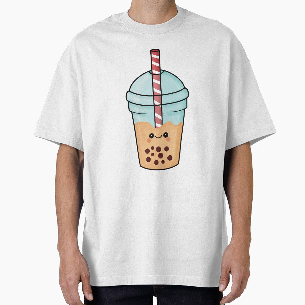 Cute Kawaii Bubble Tea Illustration | Adorable Boba Tea Art by Anabel Gonzalez