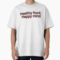 Healthy food. Happy mind-motivational saying by HustlersShop77