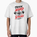 Train Hard Stay Strong Never Quit - Gym Motivation Design by DomKo10