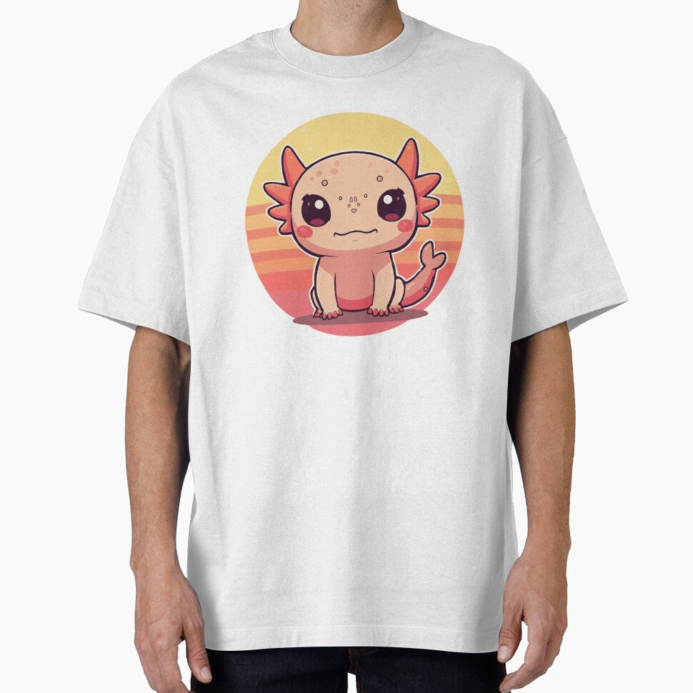 Retro Axolotl – Vintage Style Cute by Pikalot