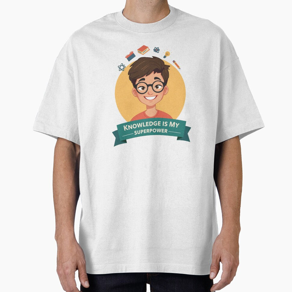 Knowledge Is My Superpower – Cute Cartoon Back to School Design by Cartoon art with a purpose ❤️ Supporting Althea’s friends