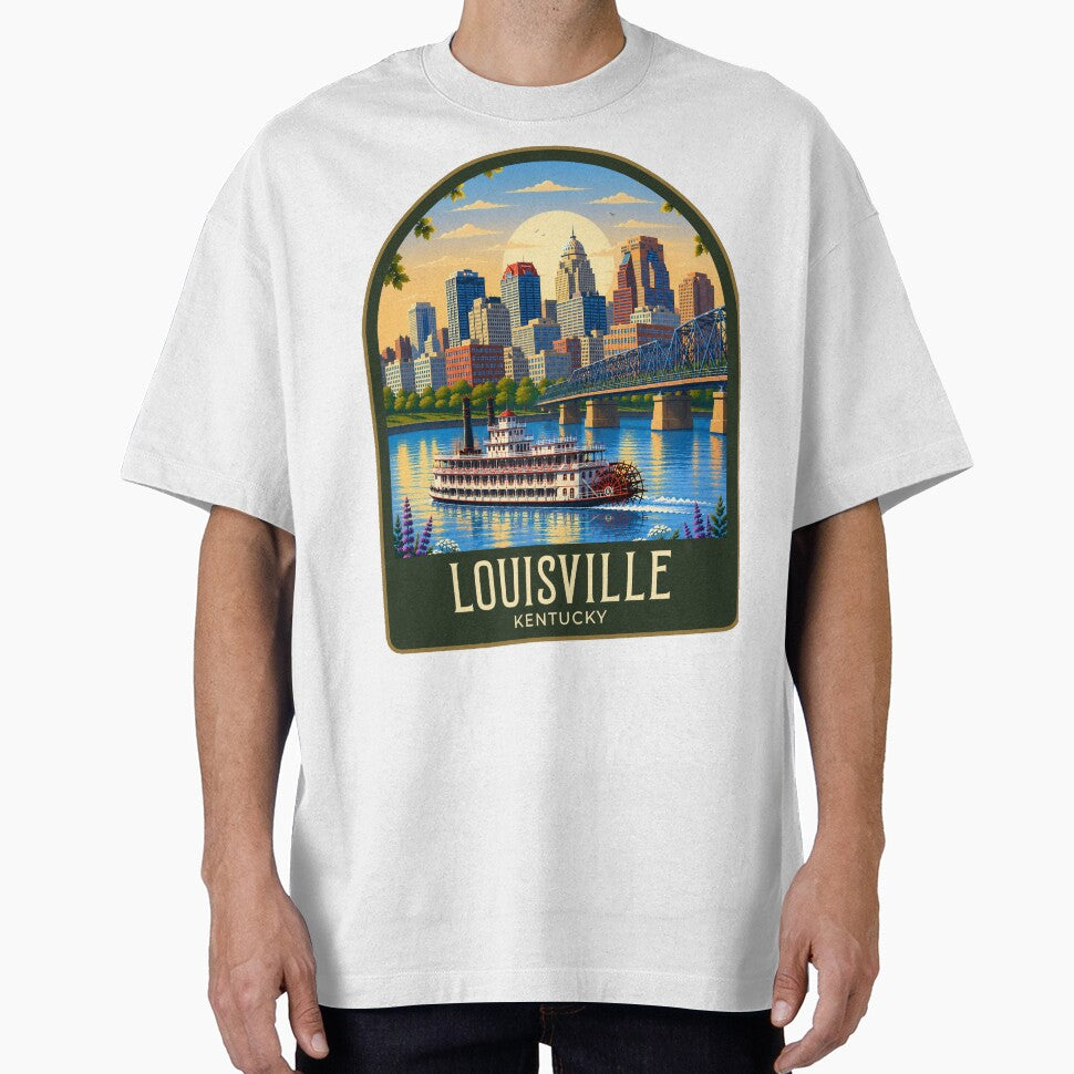 Louisville Vintage Travel Illustration by HomeLivingCo