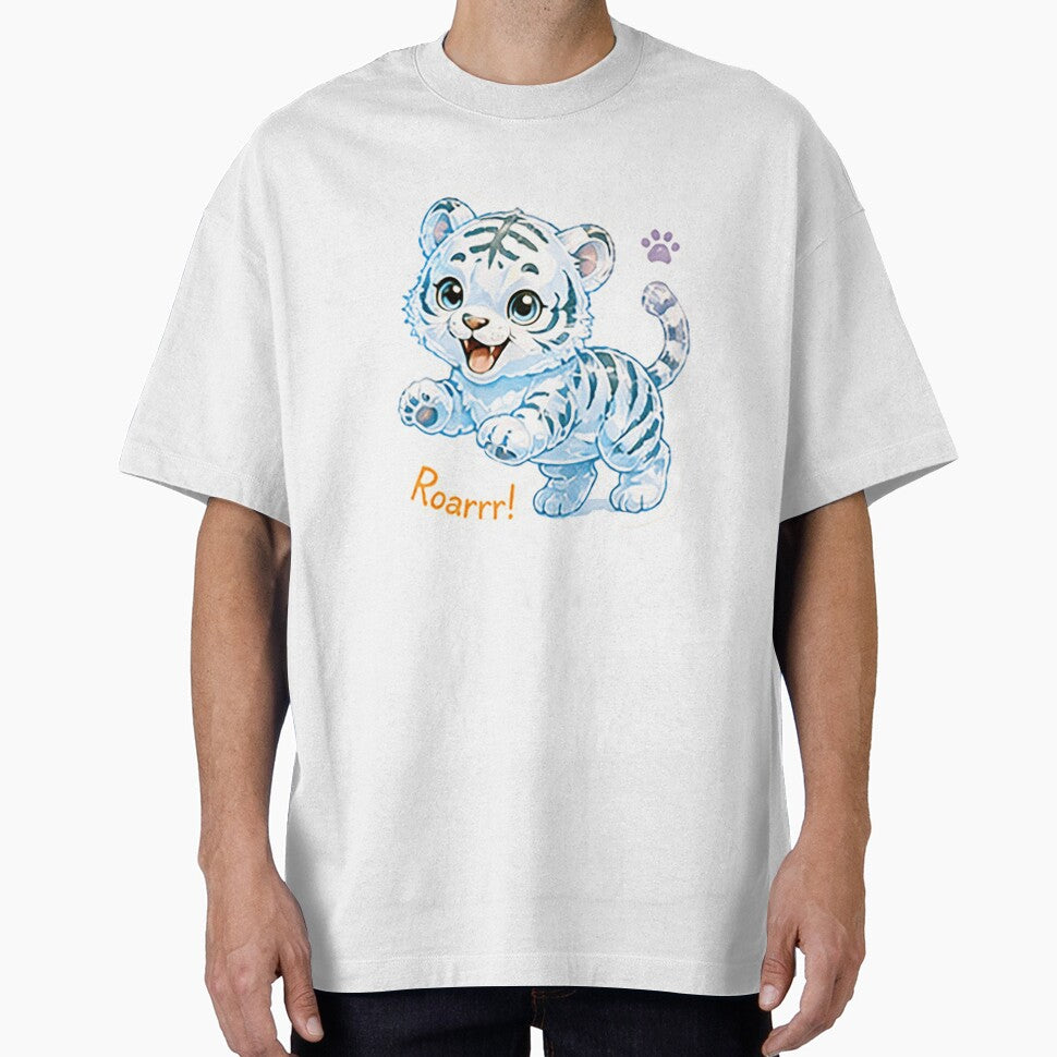White Tiger Roarrr! l: Cute Animal Collection by SharpnShine by Mellow