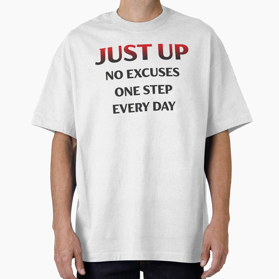 Just Up (No Excuses) Gradient+Black by Pencil & Pixel