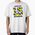 Born on 15 No Mercy – Birthday Number 15 Shirt, Aggressive Mindset Design, Grunge Industrial Streetwear by amareshdas008