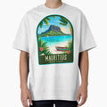 Mauritius Vintage Travel Illustration by HomeLivingCo