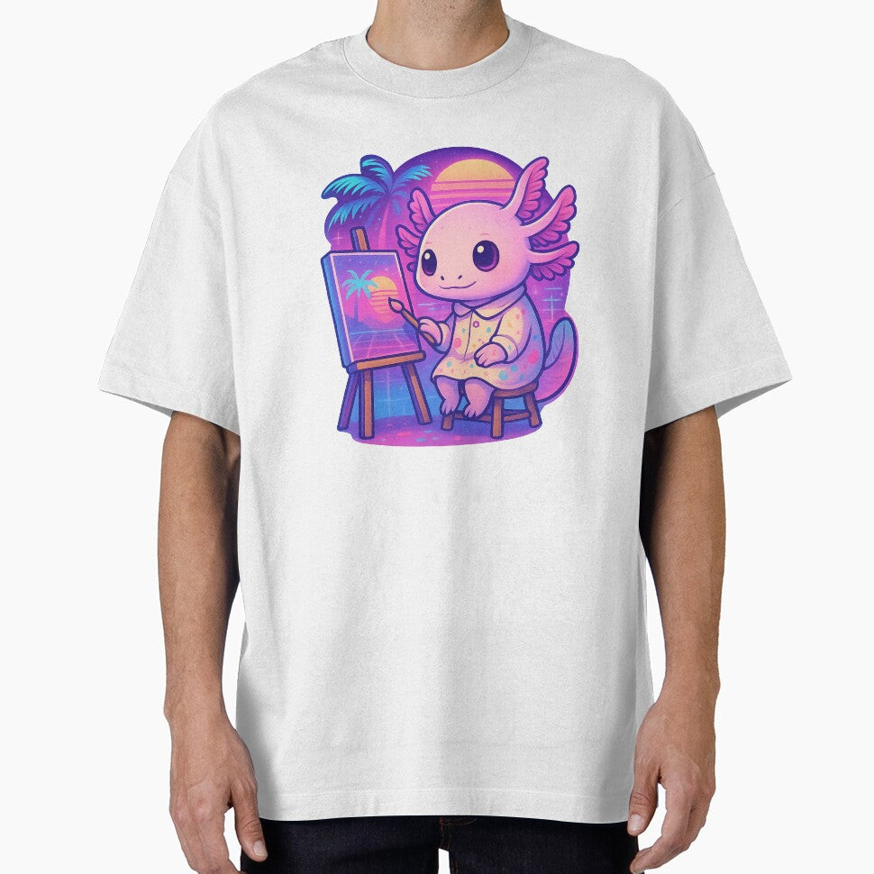 Axolotle Aspiring Artist by Seethingsenterprise