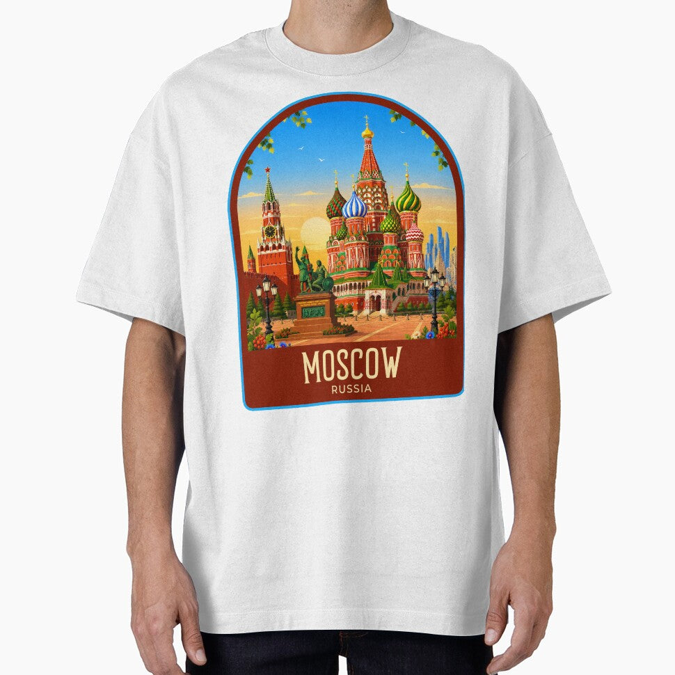 Moscow Vintage Travel Illustration by HomeLivingCo
