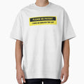 Please Be Patient I Have An Endless Tbr List / Funny Black And Yellow Tbr Bookish Warning Sign by Latinoladas