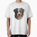 Realistic Aussie Dog Breed Art by InkedFlorist