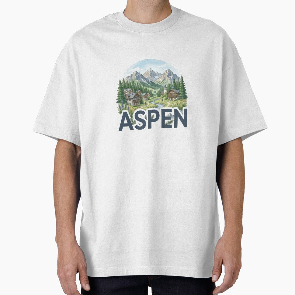 Aspen Mountain Resort Sticker by Imaginarium of Chaos falcon88