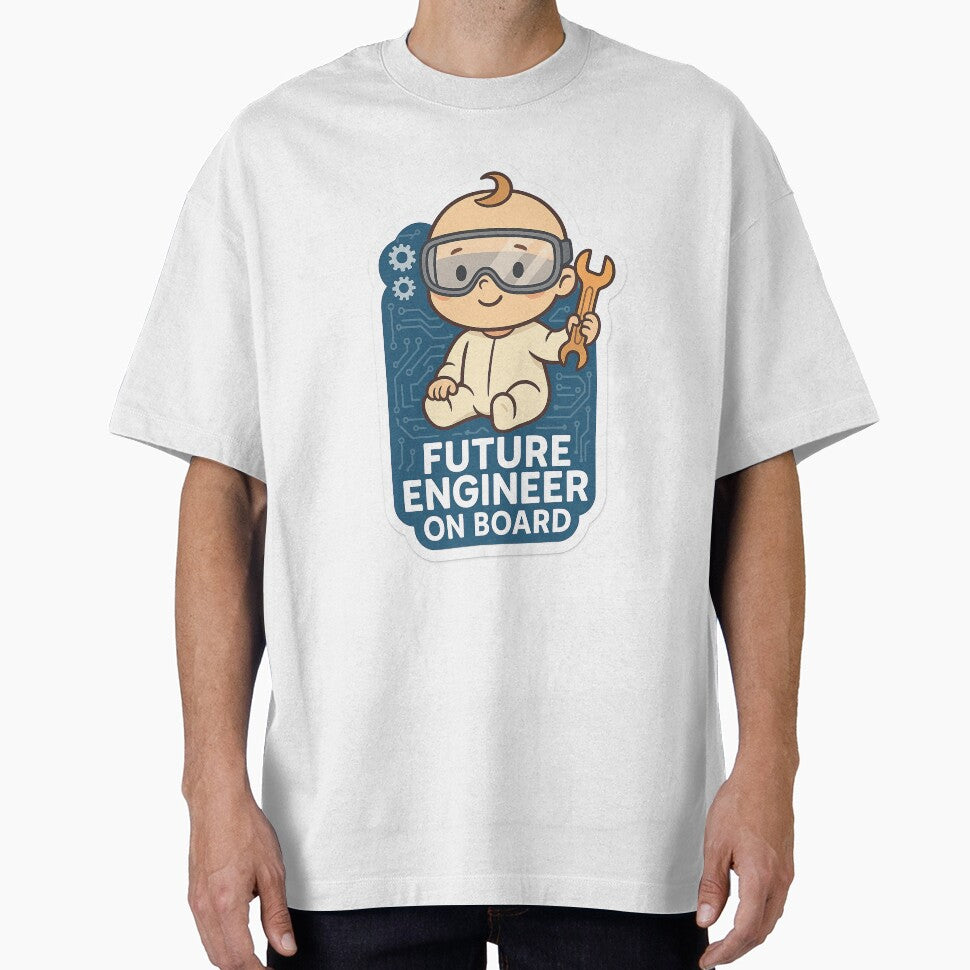 Future Engineer Baby Art by Trendy Sticker & Merch Collection - Express Yourself