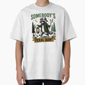 Somebody's Feral Aunt Funny Raccoon Energy Retro Humor Design by get55shirt
