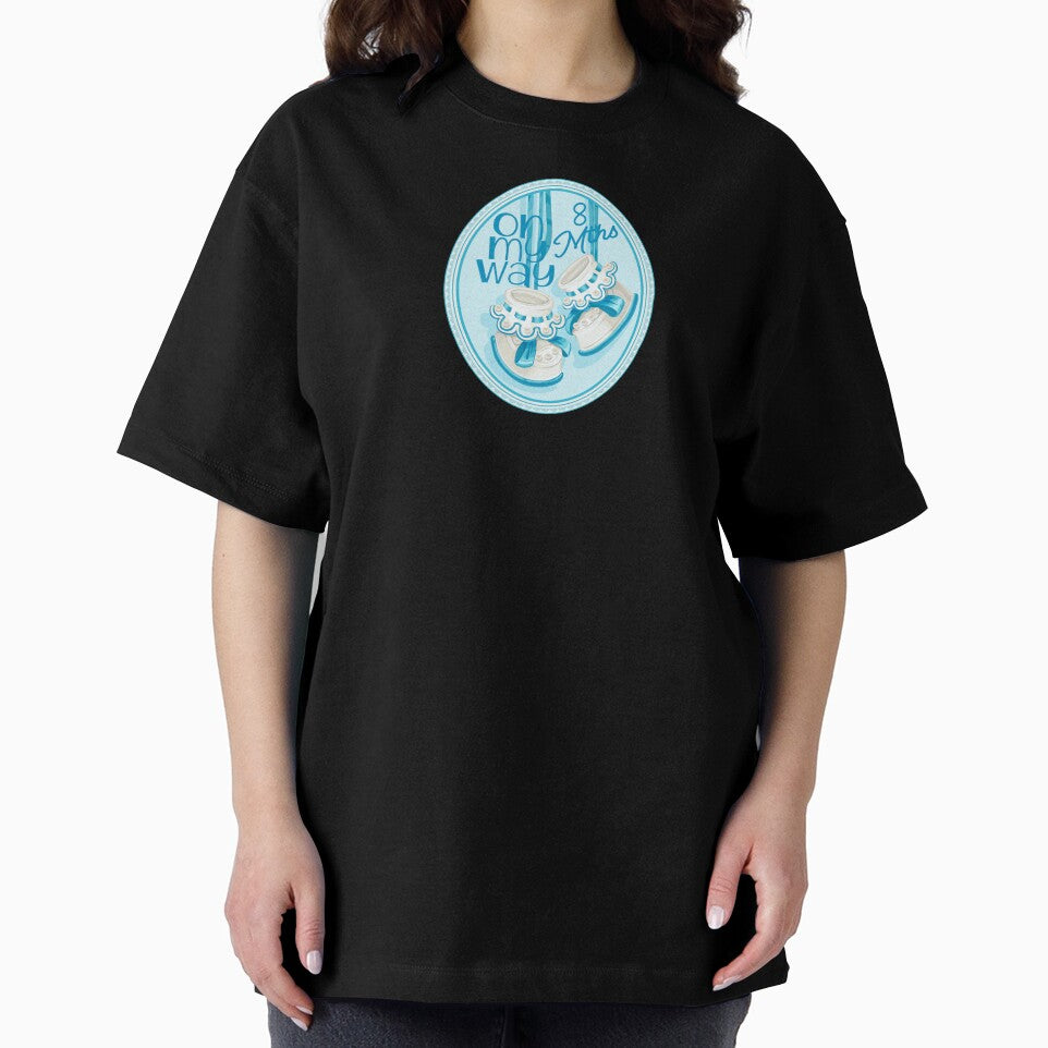 “On My Way - 8 Mths” Blue (Incl. Maternity & Baby Wear) by PawsitiveMum