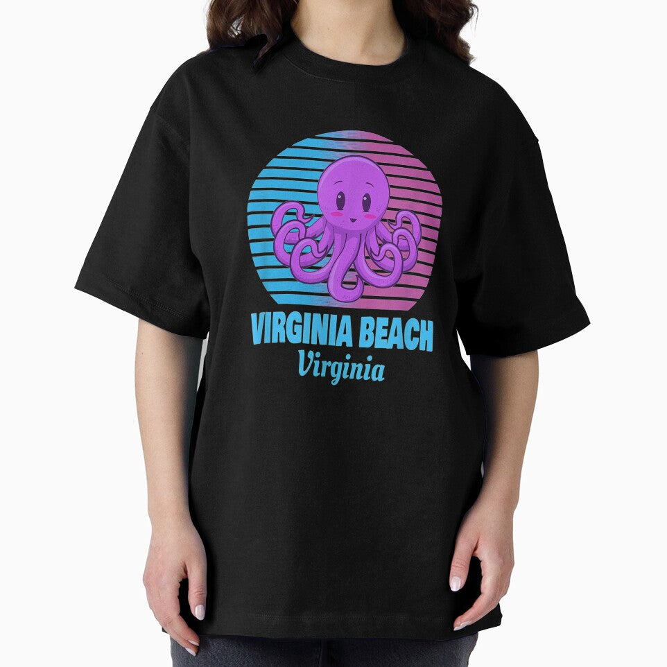 Virginia Beach Vacation Cute Octopus Gift by lolahomya
