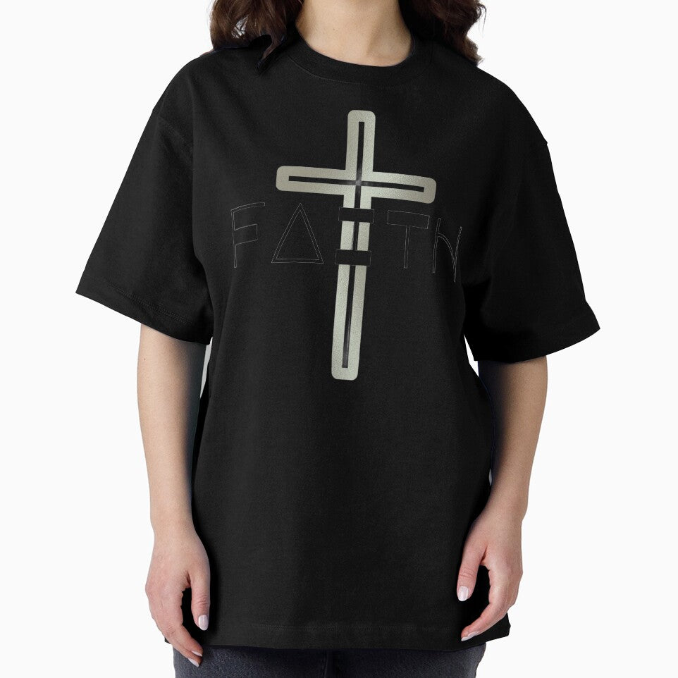 FAITH Bold Minimalist Design - Spiritual Word Art for Believers by AlienTechs