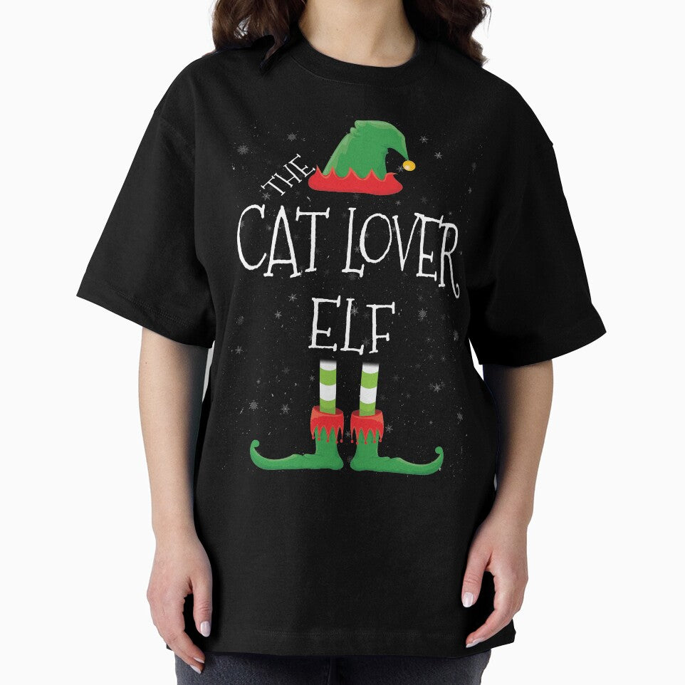 Cat Lover Elf Family Matching Christmas Group Funny Gift by DavisHasari
