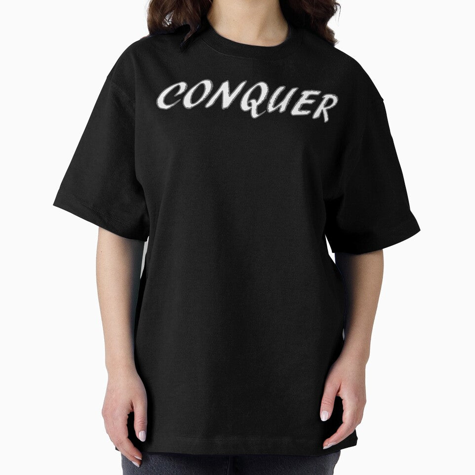 Conquer, Inspirational word by AFordhamDesigns