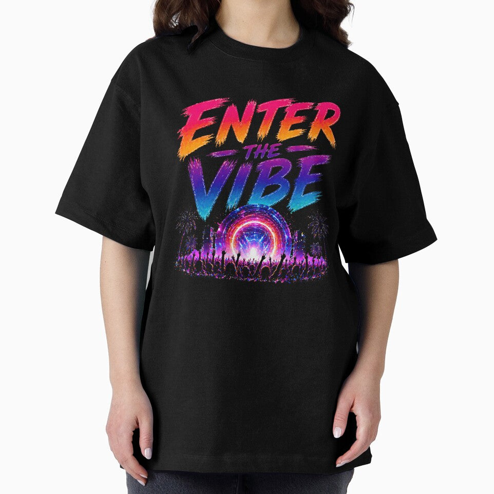 Enter The Vibe – Neon Festival Portal Typography Design by Digital Culture Studio