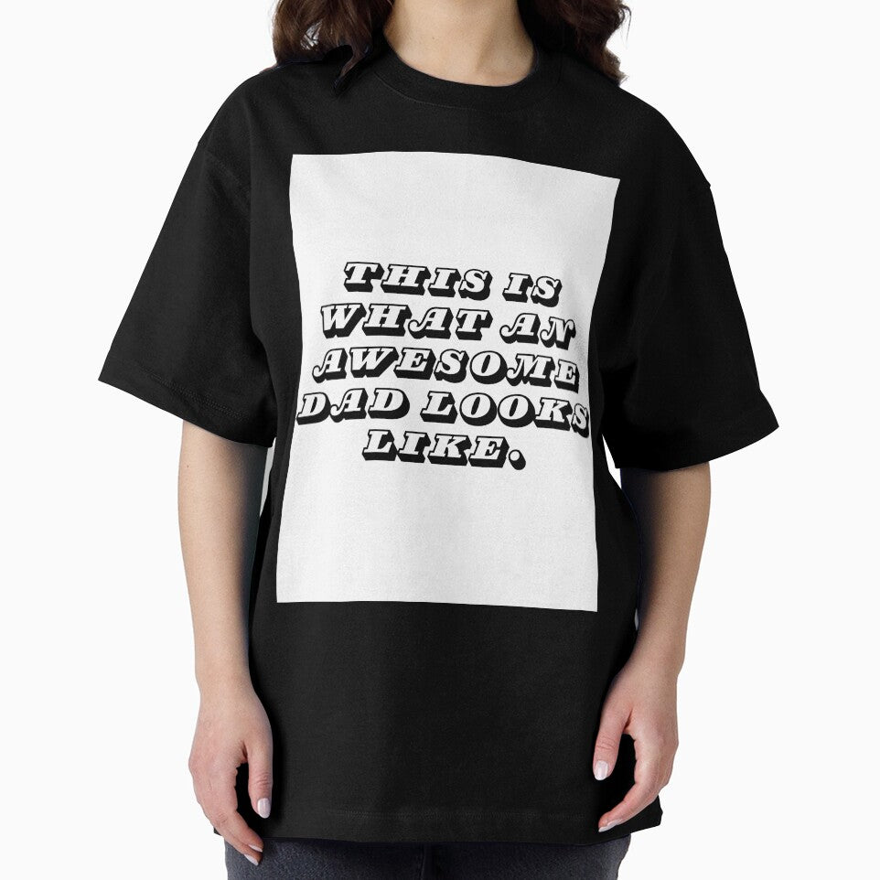 Awesome Dad Bold Statement Typograph by Buzzenon
