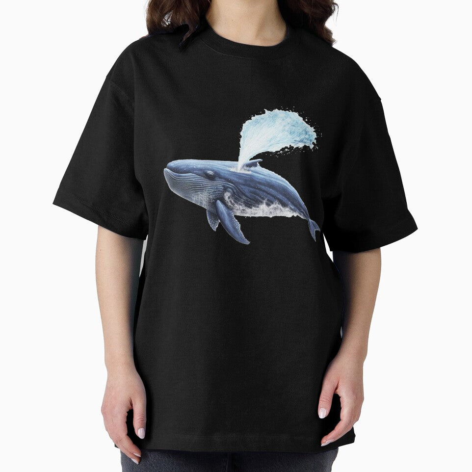 Spouting Whale Swimming by AboutBeaches