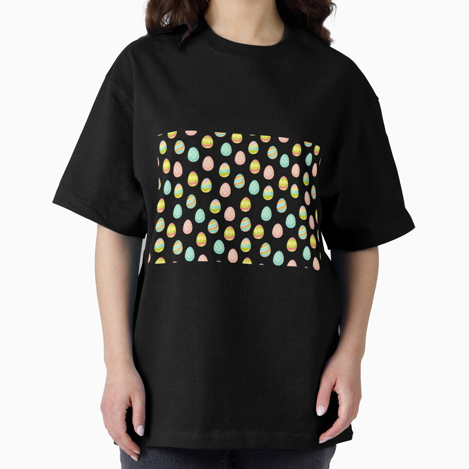Easter Eggs black by cutecrazytshirt