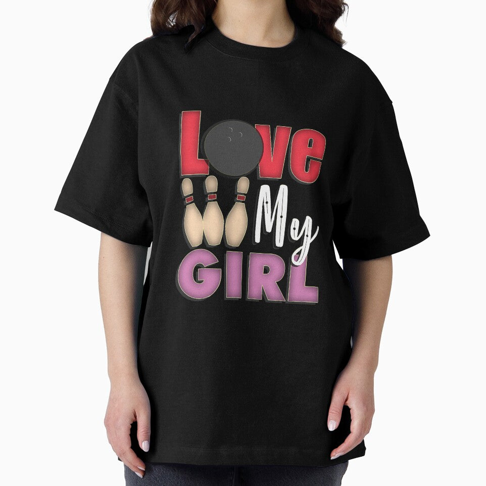 Love My Girl Bowler Mom Cute Bowling by YesterDayCheck