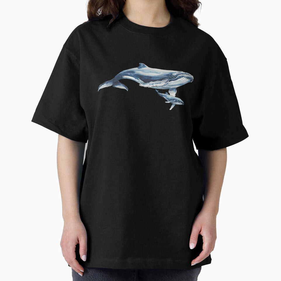 Whale Mother And Calf by KD Merch