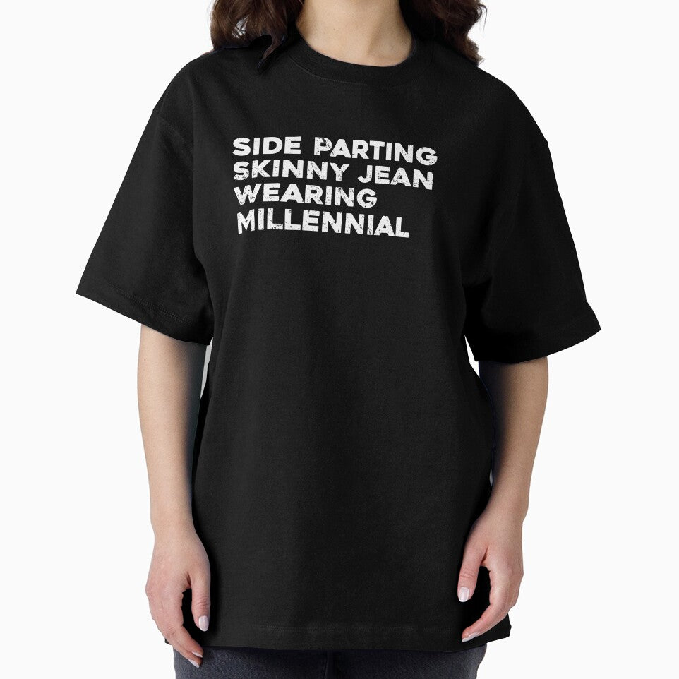 Side Parting and Skinny Jean Wearing Millennial by RainbowPandas