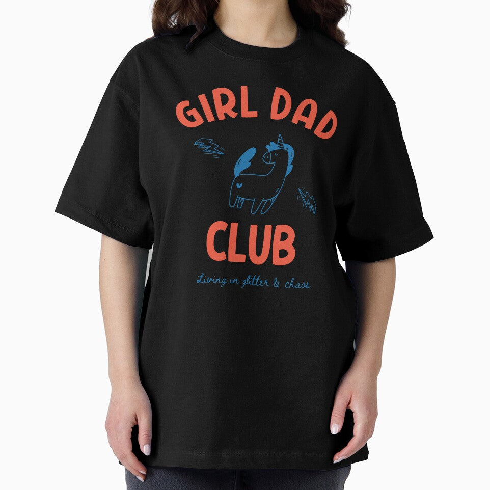 Girl Dad Club Living In Glitter And Chaos by Nadoor