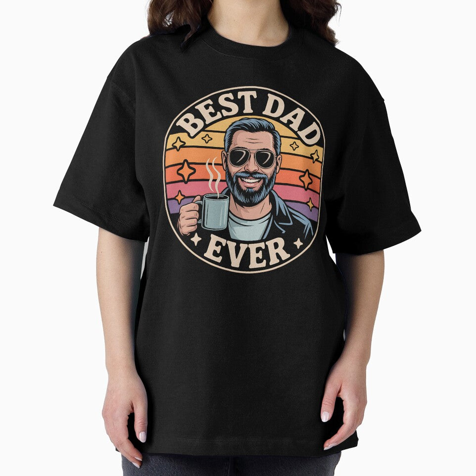 Best Dad Ever Retro Vintage Fathers Day Main Tag: by ShopVelona