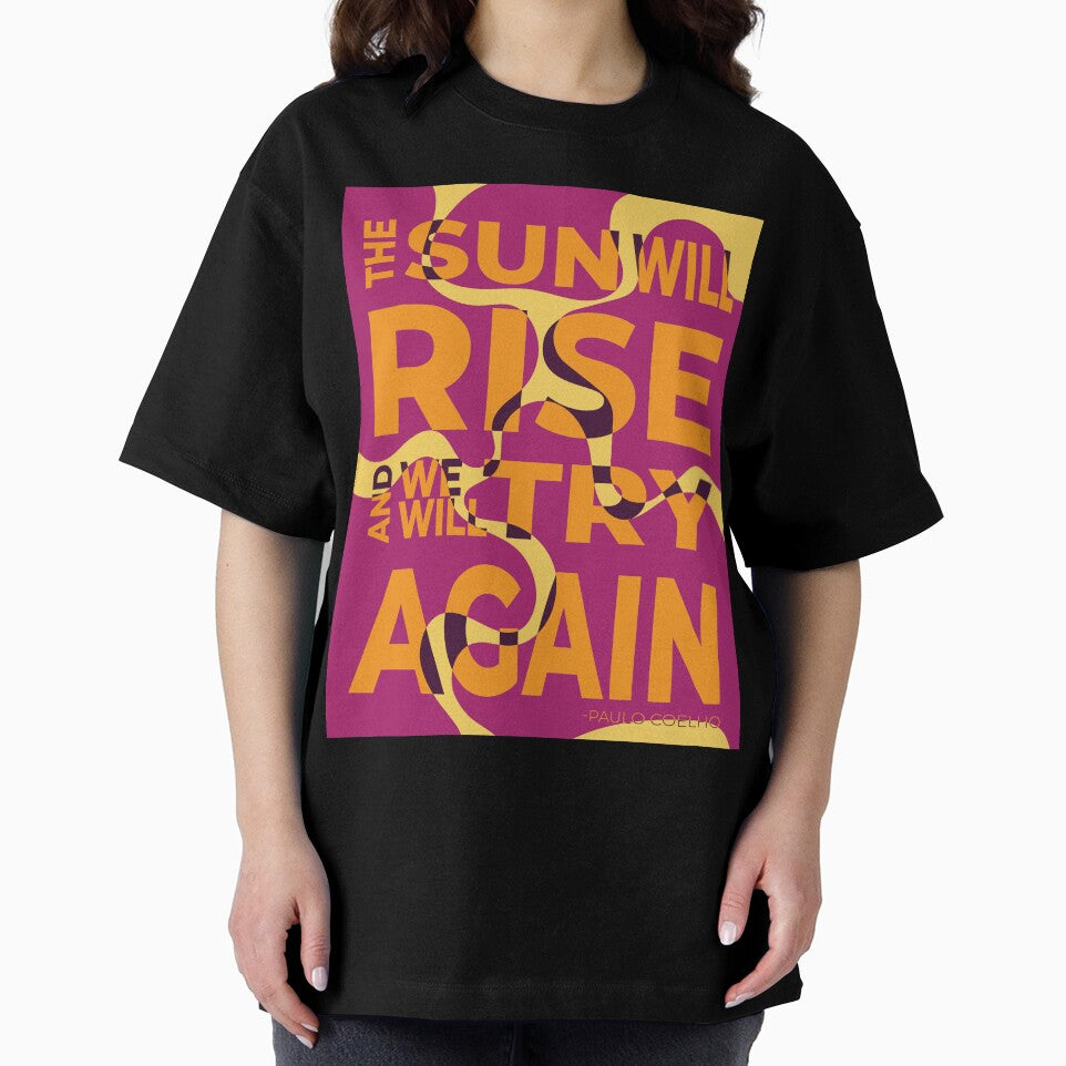 Copia de The sun will rise and we will try again - orange and magenta by carmenpexa