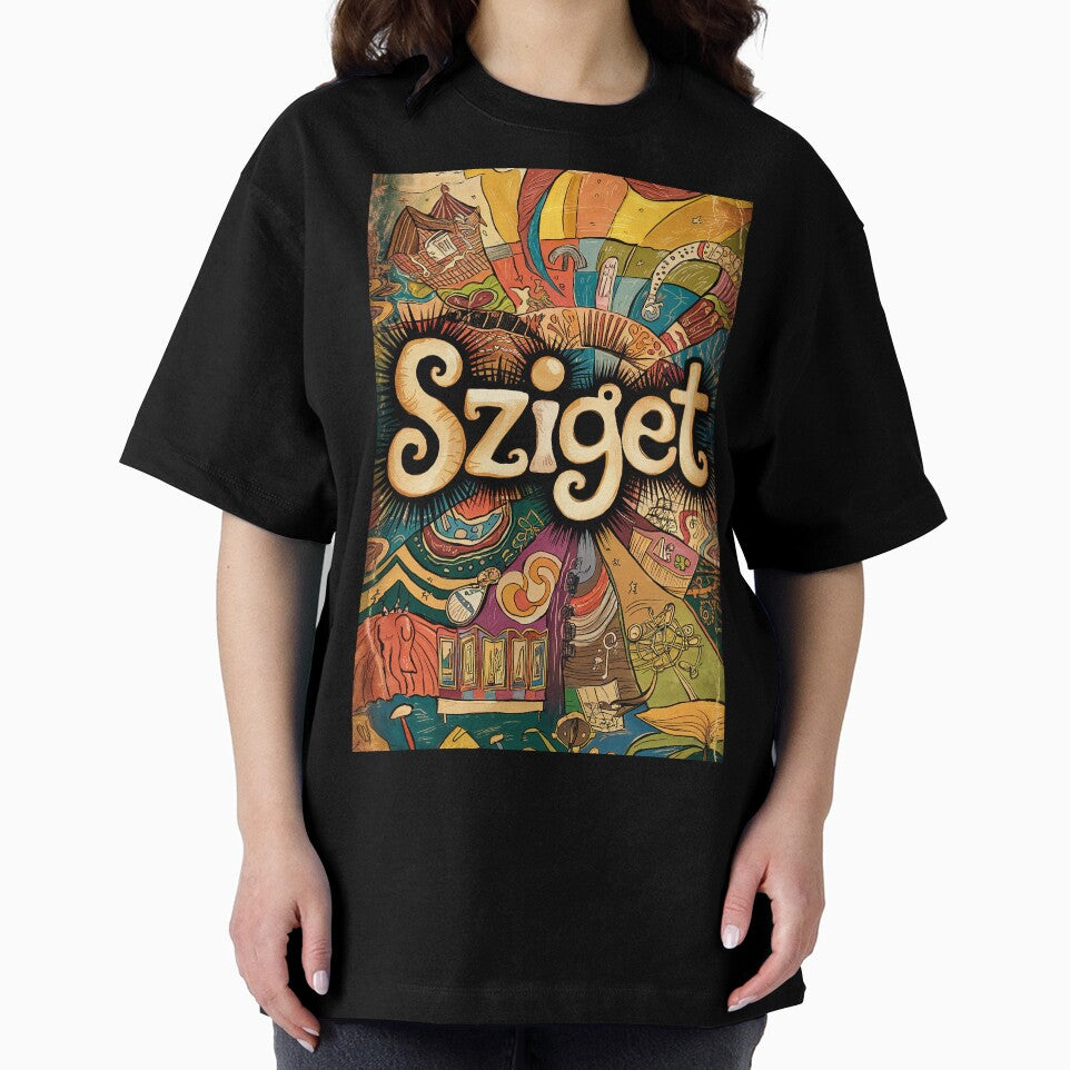 Vintage Sziget Festival Retro Music & Cultural Europe Festival Art by Witty Shirts