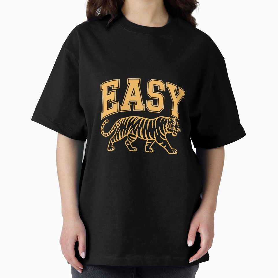 Easy Tiger Vintage Mascot Bold Big Cat Graphic by w1ckerman