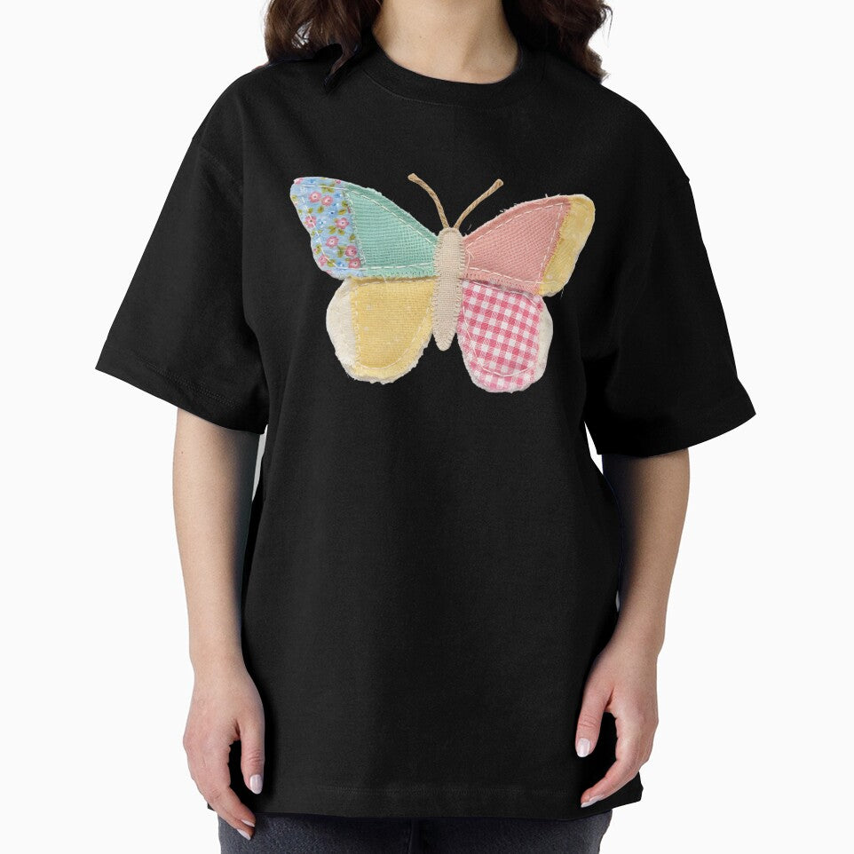 Spring, Faux Patchwork, Girl Spring, Butterfly by DesignDenDo ⭐⭐⭐⭐⭐