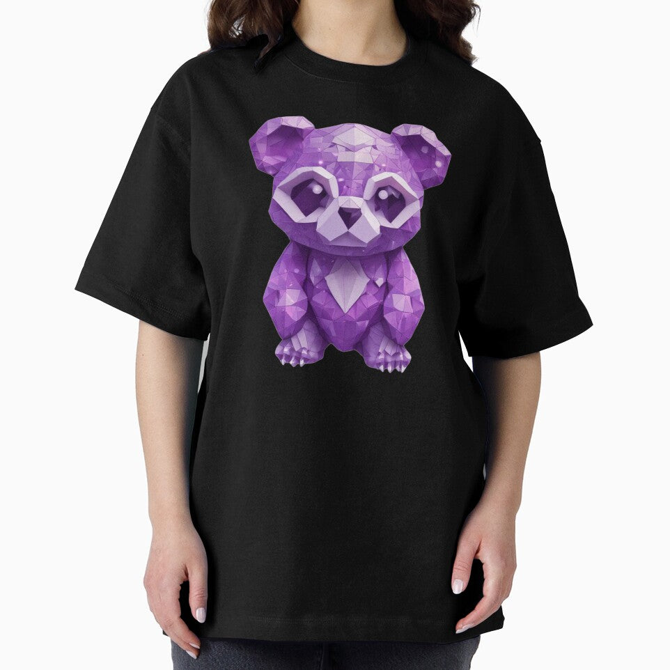 Purple Geometric Panda by pUNKnown