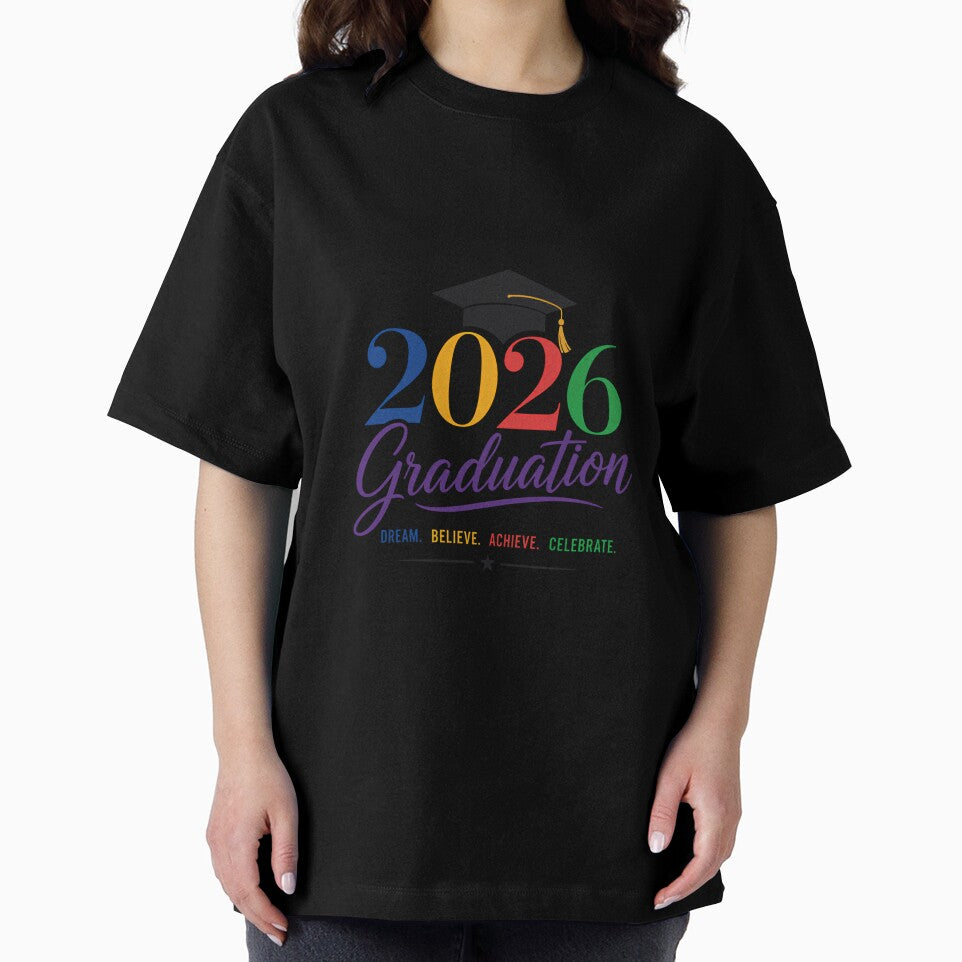 2026 Graduation Dream Believe Achieve Celebrate Class Of 2026 Senior Graduate by JonesFlora2025
