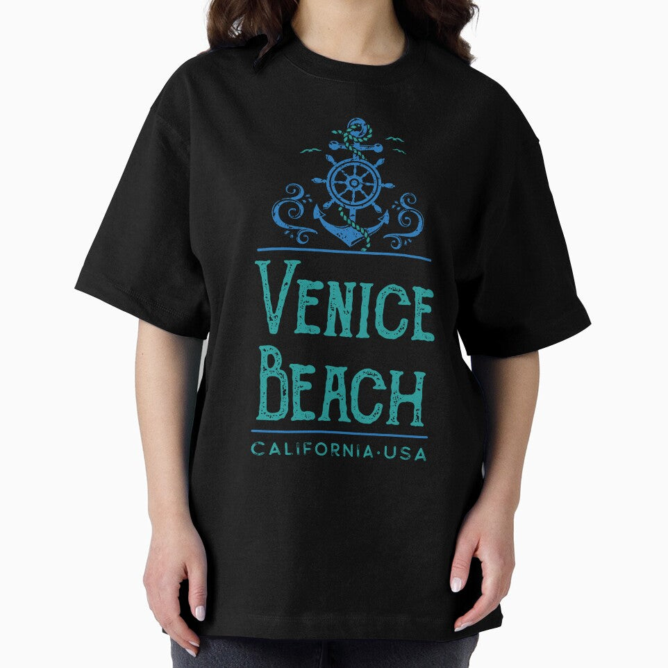 Venice Beach California Vintage Nautical Design by Futurebeachbum
