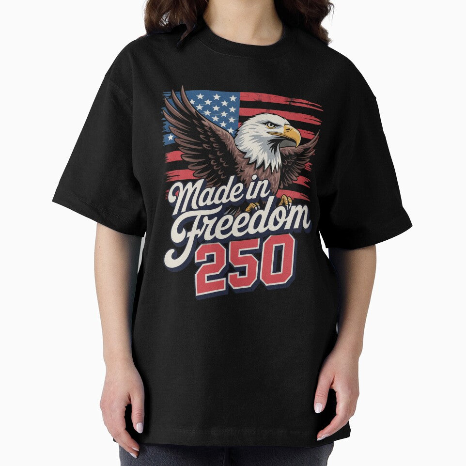 Made In Freedom T-shirt for Women and Men Independence Day 4th of July by Lopez-Design