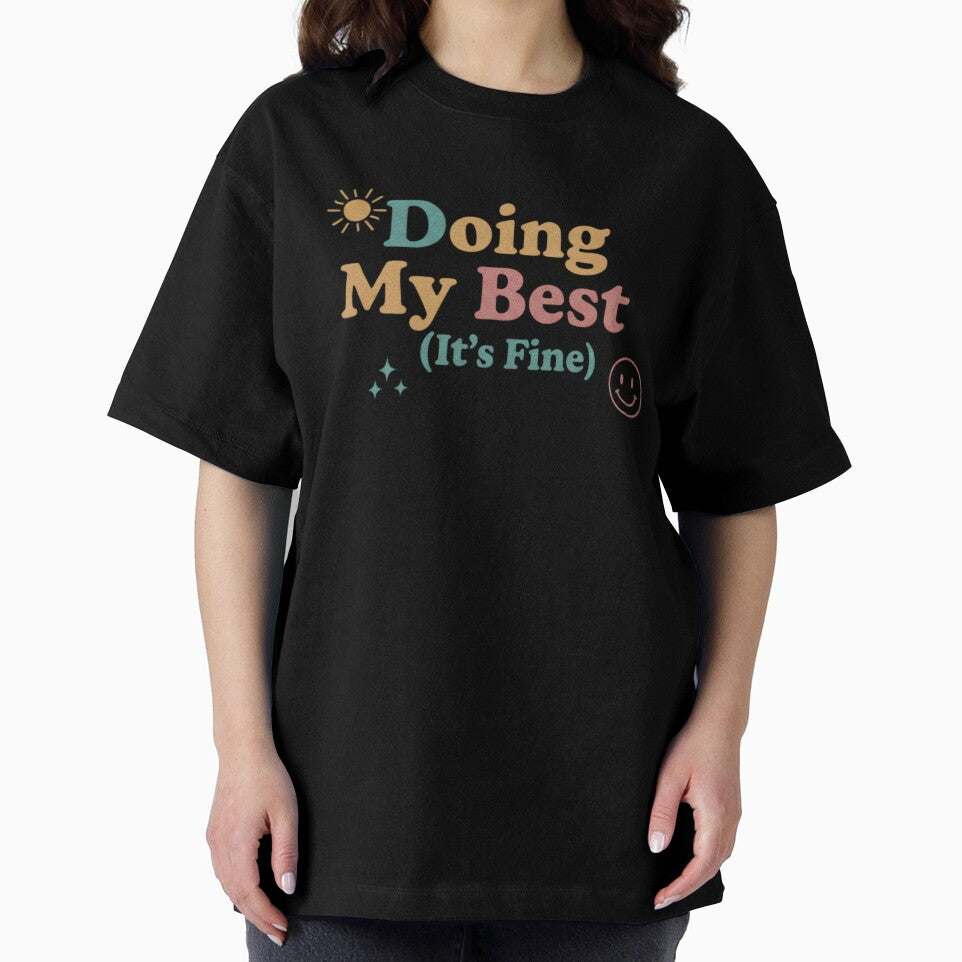 Doing My Best (It’s Fine) – Retro Millennial Humor Design by Travelcases
