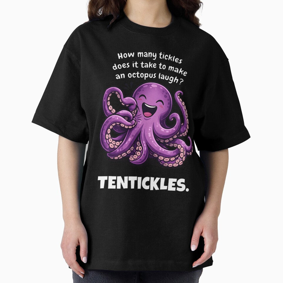 Tentackles Pun Cute Dad Joke Funny Octopus by PuniverseDesign