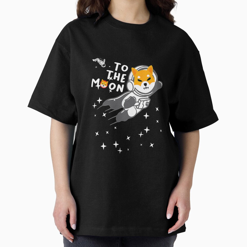 Shiba Inu Cryptocurrency Coin Shirt Hold To The Moon Funny by HaroldLewi