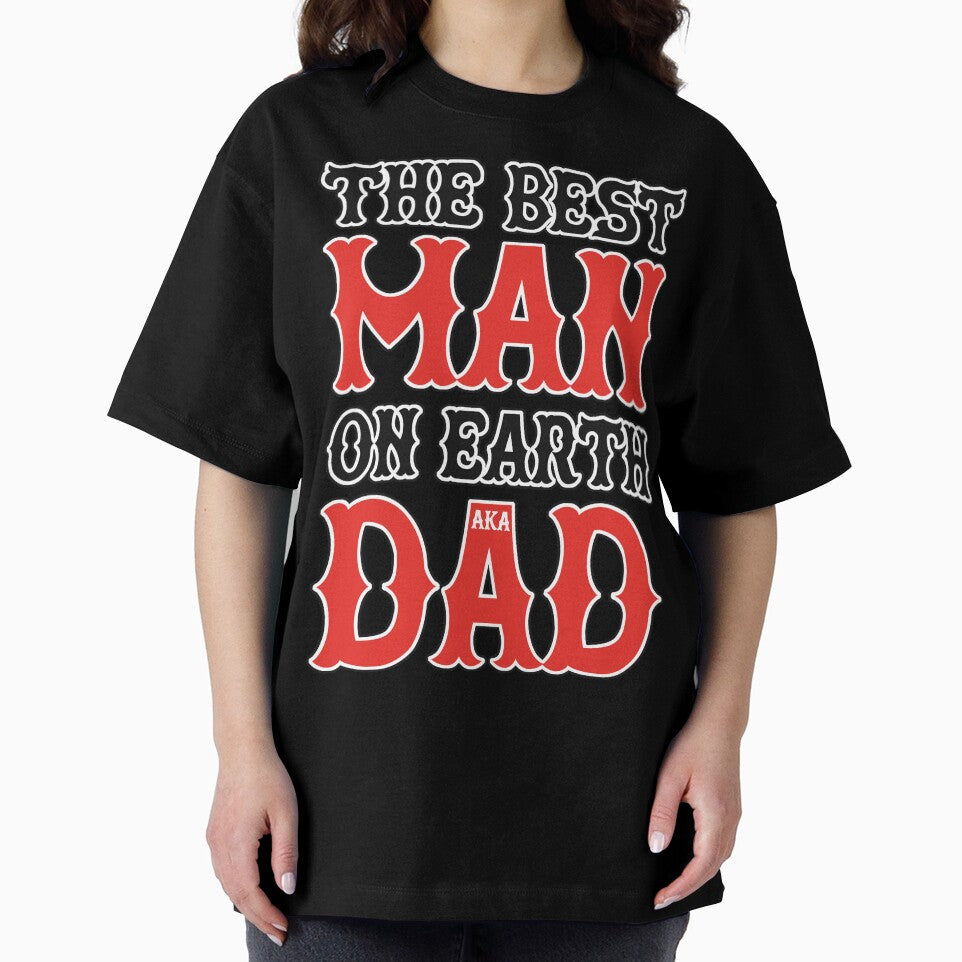 The Best Man on Earth aka Dad – Father's Day Tribute Design by Pulse Creativity Designs