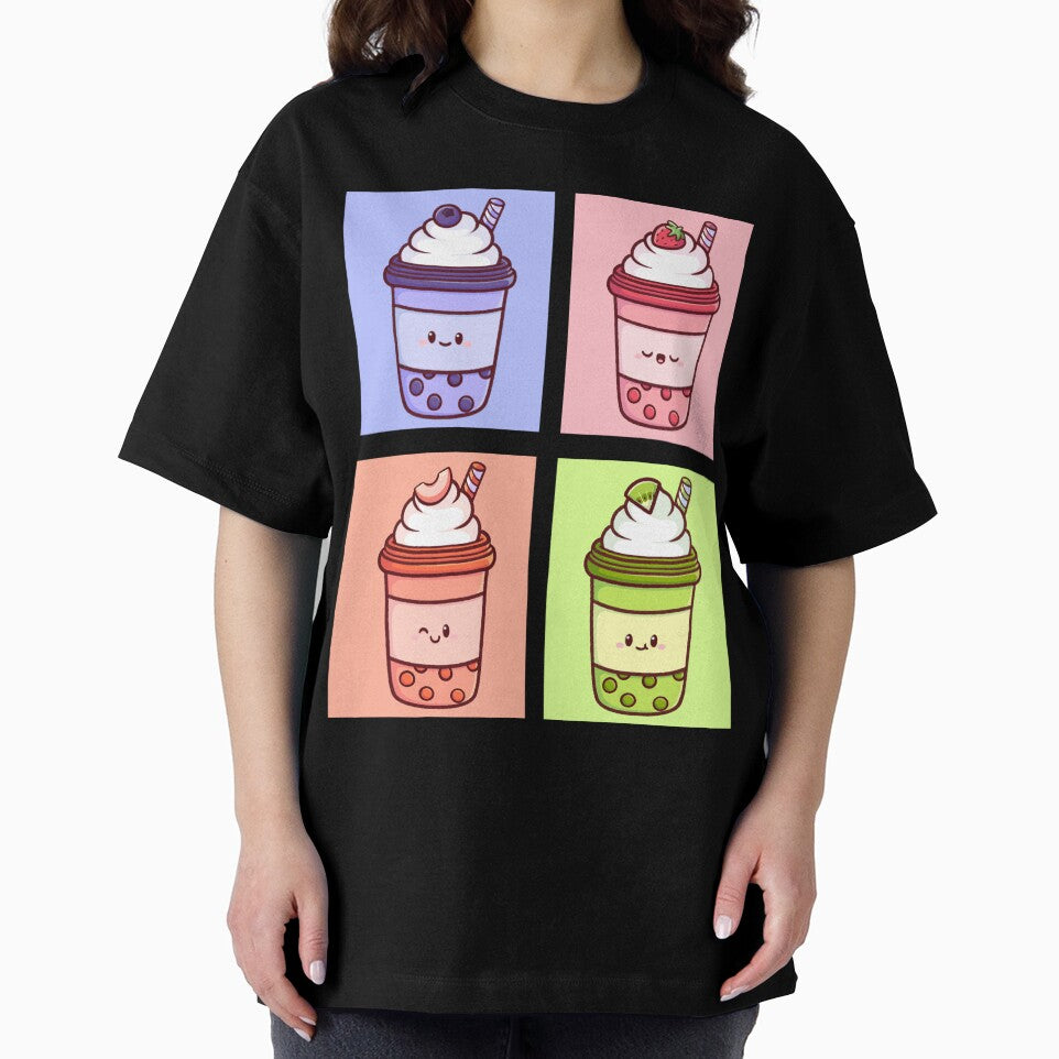 Kawaii Bubble Tea Friends – Cute Little Pastel Boba Drink by Magsu.art