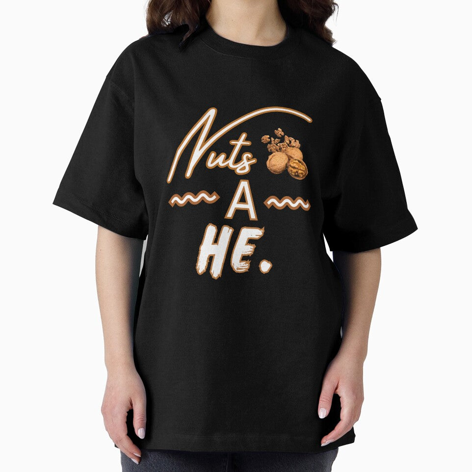 Nuts A He, Funny Typographic Graphic Couple Design by Raise2Shine