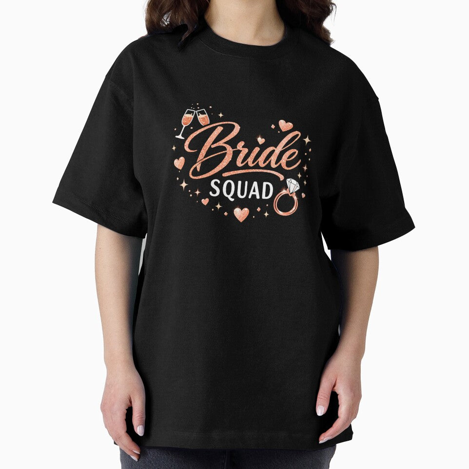 Rose gold glitter hen party design by PicParadiz