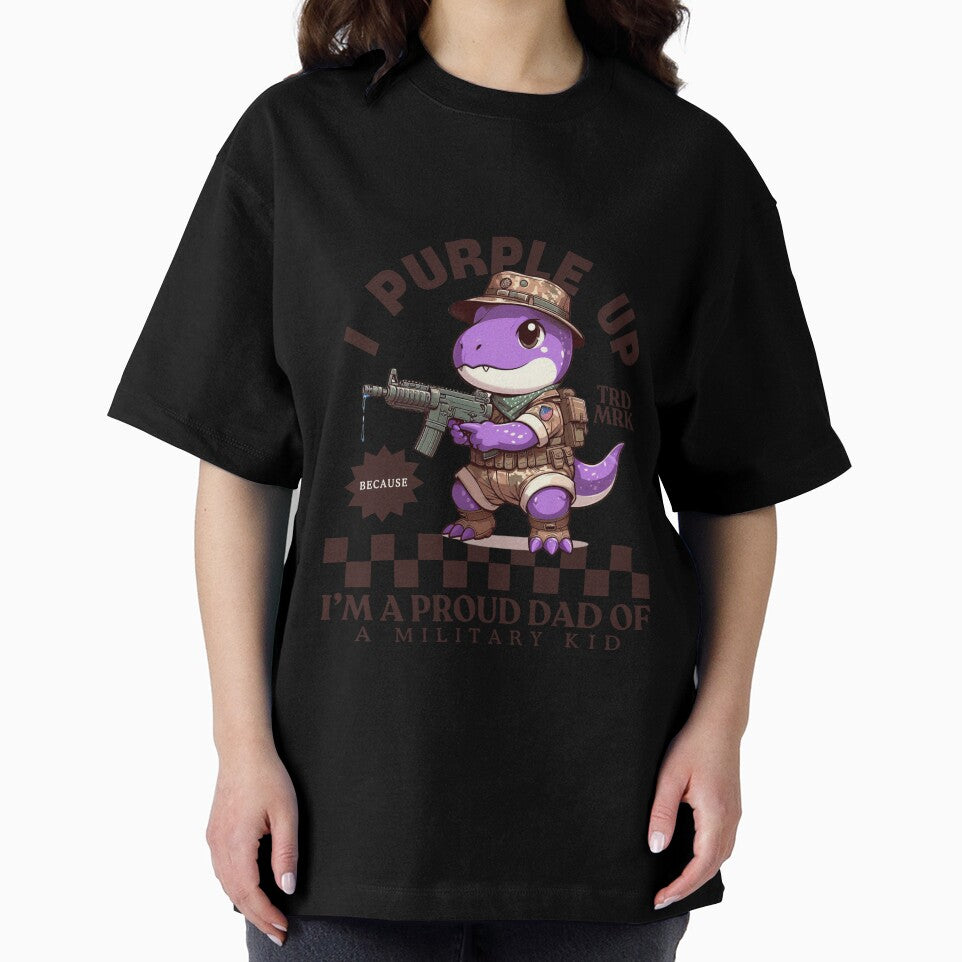 Purple up military kids dino by Peerless-Prime