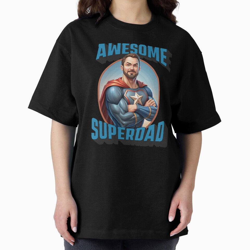 Cool Awesome Super Hero Dad Fathers Day Gift Idea by ZeptepiTrends