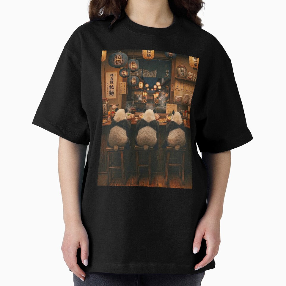 Japanese Panda Art Ramen Noodle Foodie Animal Lover by DoodleTortle