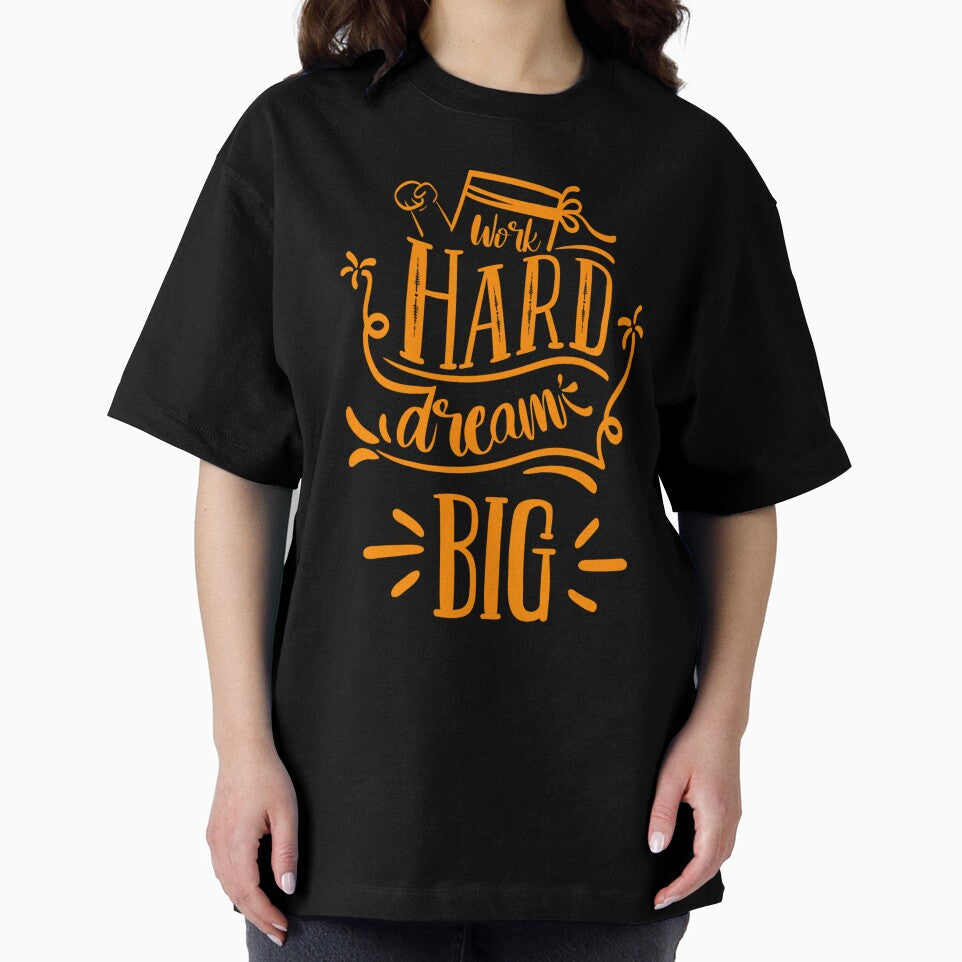 Work Hard Dream Big Motivational Quote by Open Canvas